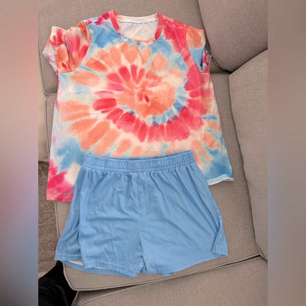Woman’s Tie Dye Short PJ